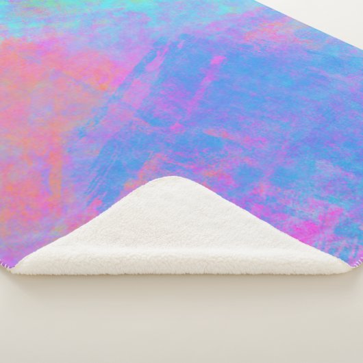 Couverture Sherpa Bright Multicolor Splashes (3/4)