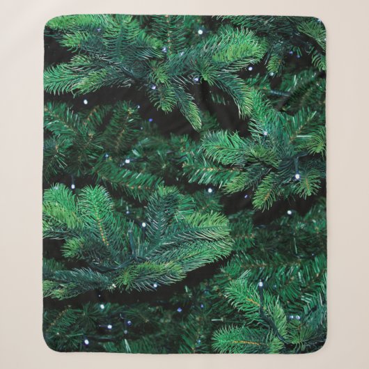 Couverture Sherpa Brindilles de Noël (Devant)