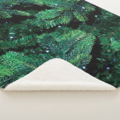 Couverture Sherpa Brindilles de Noël (3/4)