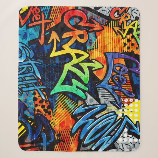 Couverture Sherpa Briques de graffitis : Abstrait urbain (Devant)