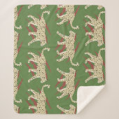 Couverture Sherpa Brochures sauvages : léopard en répétition (Devant)