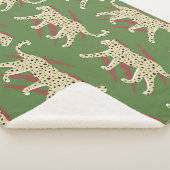 Couverture Sherpa Brochures sauvages : léopard en répétition (3/4)