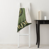 Couverture Sherpa Broderie Avocado Lover Faux (En situation)
