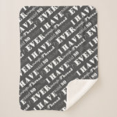 Couverture Sherpa Broderie Pas Suffisamment Thread Stitcher Artisana (Devant)