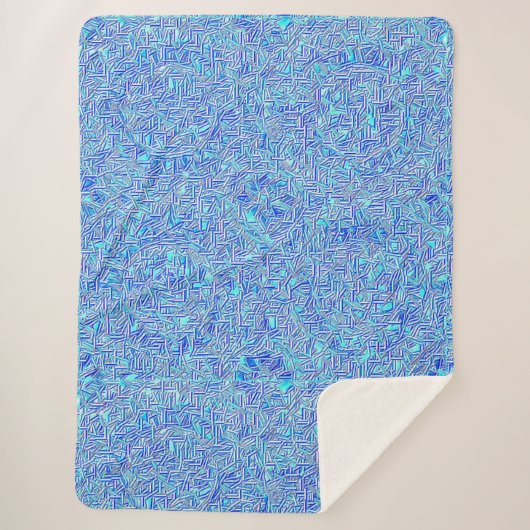 Couverture Sherpa Broken Kaleidoscope Sherpa Blanket (Devant)