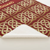 Couverture Sherpa Bronze Tone Celtic (3/4)