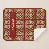Couverture Sherpa Bronze Tone Celtic (Devant (Horizontal))