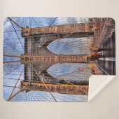 Couverture Sherpa Brooklyn Bridge New York City (Devant (Horizontal))