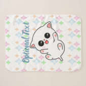 Couverture Sherpa Brouille du ventre Heure Kitten (Devant (Horizontal))