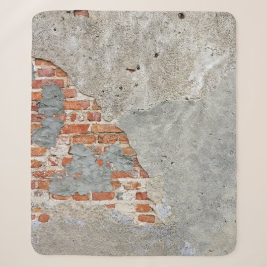 Couverture Sherpa Brown brick wall (Devant)