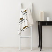 Couverture Sherpa Brown Mustache You Une Question Amusant Humour (En situation)