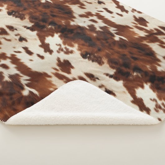 Couverture Sherpa Brown noir blanc (3/4)