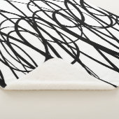 Couverture Sherpa Brush abstract pattern. Grunge texture. Background (3/4)
