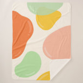 Couverture Sherpa Bubbles Pastel (Devant)