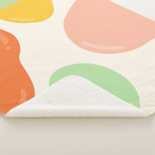Couverture Sherpa Bubbles Pastel (3/4)