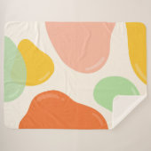 Couverture Sherpa Bubbles Pastel (Devant (Horizontal))