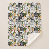 Couverture Sherpa Buddy le Motif de devis Elf (Devant)