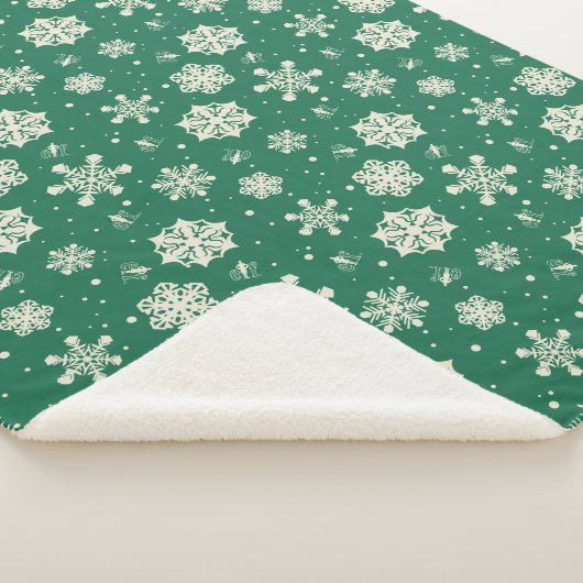 Couverture Sherpa Buddy le Motif Elf Snowflake (3/4)