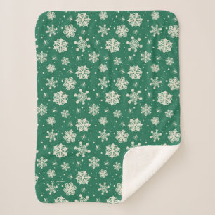 Couverture Sherpa Buddy le Motif Elf Snowflake