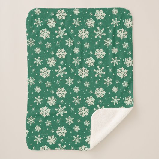 Couverture Sherpa Buddy le Motif Elf Snowflake (Devant)
