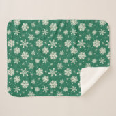 Couverture Sherpa Buddy le Motif Elf Snowflake (Devant (Horizontal))