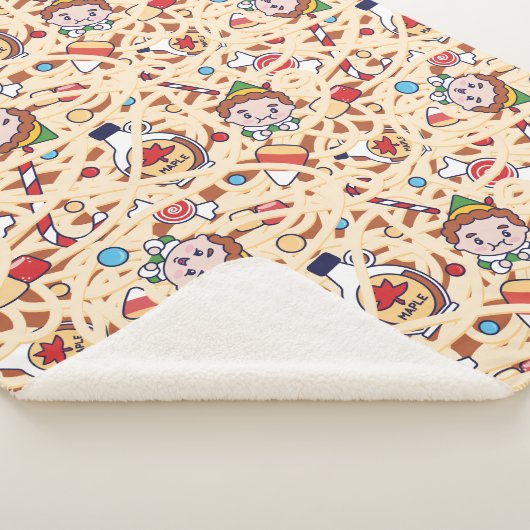 Couverture Sherpa Buddy l'Elfe | Motif de Noël (3/4)