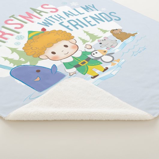 Couverture Sherpa Buddy l'Elfe Noël avec tous mes amis (3/4)