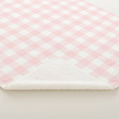 Couverture Sherpa Buffalo Check Pink White Check Mountain (3/4)
