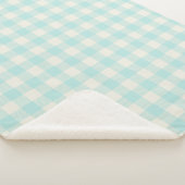 Couverture Sherpa Buffalo Check Turquoise Check Mountain (3/4)