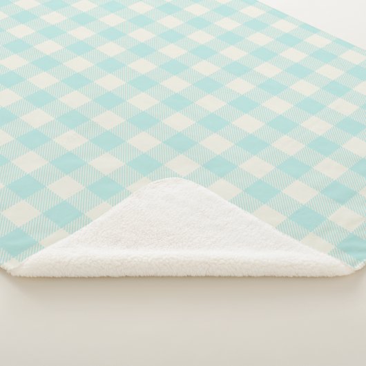 Couverture Sherpa Buffalo Check Turquoise Check Mountain (3/4)
