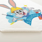 Couverture Sherpa BUGS BUNNY BUILDERS™| Art du personnage BUGS BUNNY (3/4)