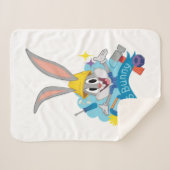 Couverture Sherpa BUGS BUNNY BUILDERS™| BUGS BUNNY™ Character Art (Devant (Horizontal))