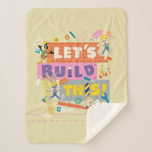 Couverture Sherpa BUGS BUNNY BUILDERS™ Chantier "Construisons ensem