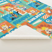 Couverture Sherpa BUGS BUNNY BUILDERS™| Character Grid Pattern (3/4)