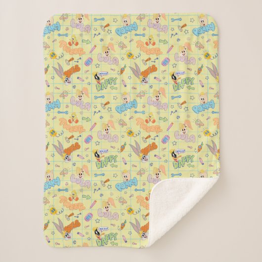 Couverture Sherpa BUGS BUNNY BUILDERS™| Character Sketch Pattern (Devant)