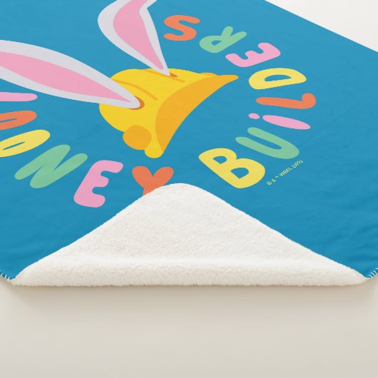 Couverture Sherpa BUGS BUNNY BUILDERS™| Hard Hat Circle Logo (3/4)