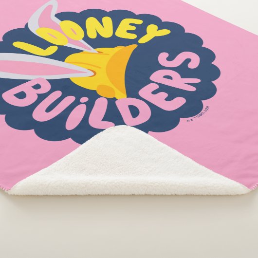 Couverture Sherpa BUGS BUNNY BUILDERS™| Hard Hat Scalloped Logo (3/4)