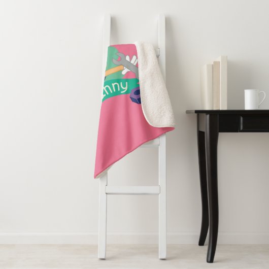 Couverture Sherpa BUGS BUNNY BUILDERS™| Lola Bunny Character Graphic (En situation)