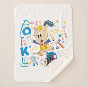 Couverture Sherpa BUGS BUNNY BUILDERS™  Outils de travail de Porky P