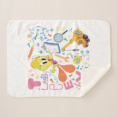 Couverture Sherpa BUGS BUNNY BUILDERS™| TWEETY™ Work Tools (Devant (Horizontal))