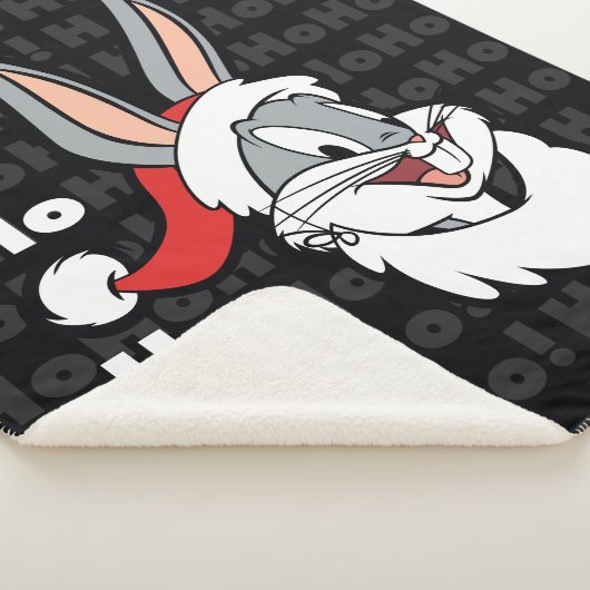 Couverture Sherpa BUGS BUNNY™ Père Noël "Ho Ho Ho !" (3/4)