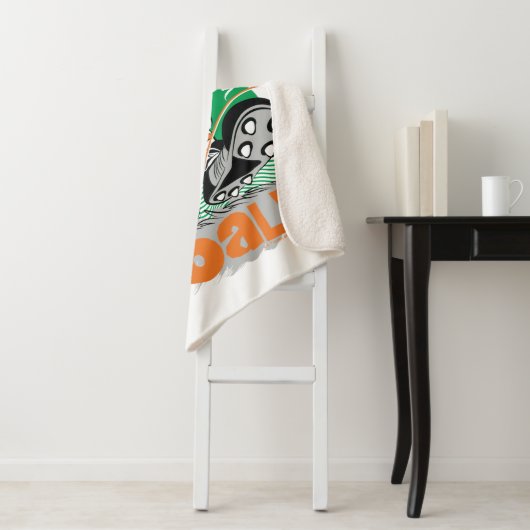 Couverture Sherpa BUGS BUNNY™ Soccer objectif (En situation)