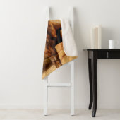 Couverture Sherpa Bull Elk Sunrise Collage (En situation)