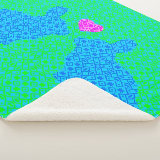 Couverture Sherpa Bunny Love (3/4)