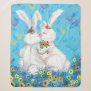 Couverture Sherpa Bunny Sherpa Blanket - Hug