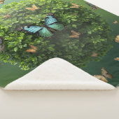 Couverture Sherpa Butterfly Harmony Nature Sphere Sherpa Blanket   (3/4)