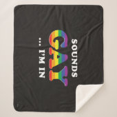 Couverture Sherpa Ça Semble Gay... Je suis dans (Devant)