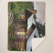 Couverture Sherpa CABINE dans les bois (Devant)