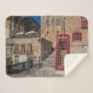 Couverture Sherpa Cabine téléphonique rouge à La Valette Malte