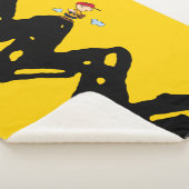 Couverture Sherpa cacahuètes | Charlie Baseball Brown (3/4)